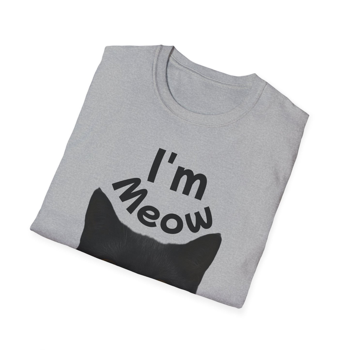 Void Cat T-Shirt - Black Cat - Unisex Softstyle Tee, Cute Cat Lover Gift, Halloween Apparel, Pet Owner Shirt, Funny Cat Design