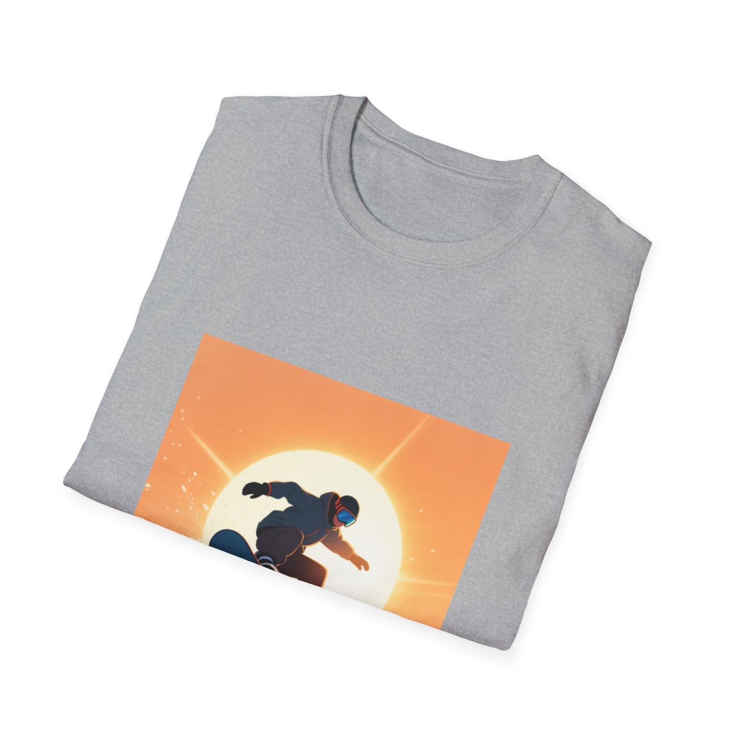 Soaring High Snowboarding Time Unisex T-Shirt Printify