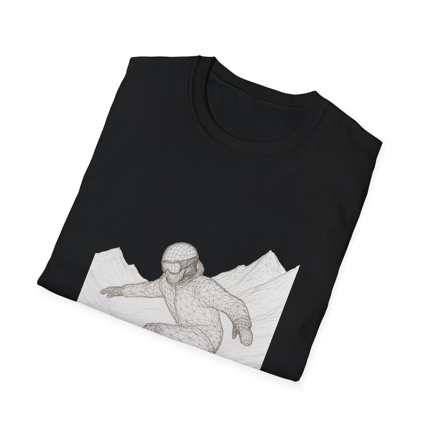 Snowboarder Graphic Tee, Cool T-Shirt, Unisex Casual Wear, Winter Sports Shirt