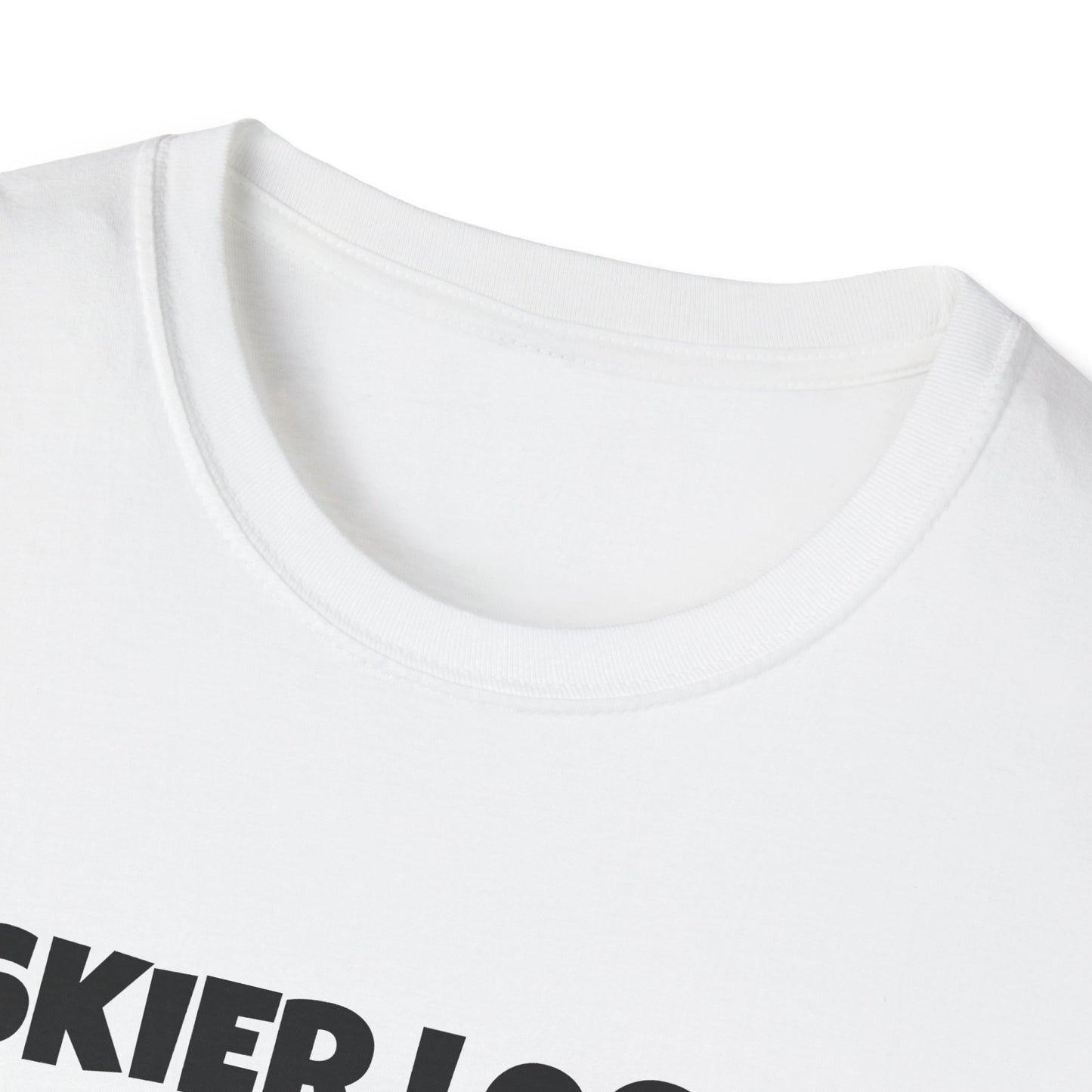Funny Skier Logic T-Shirt, Humorous Christmas Gift, Skiing Apparel, Unisex Tee, Winter Sports Humor