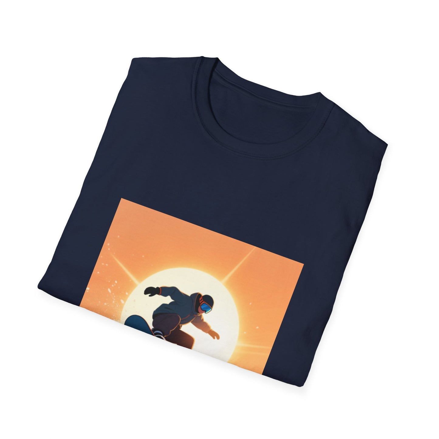 Soaring High Snowboarding Time Unisex T-Shirt Printify