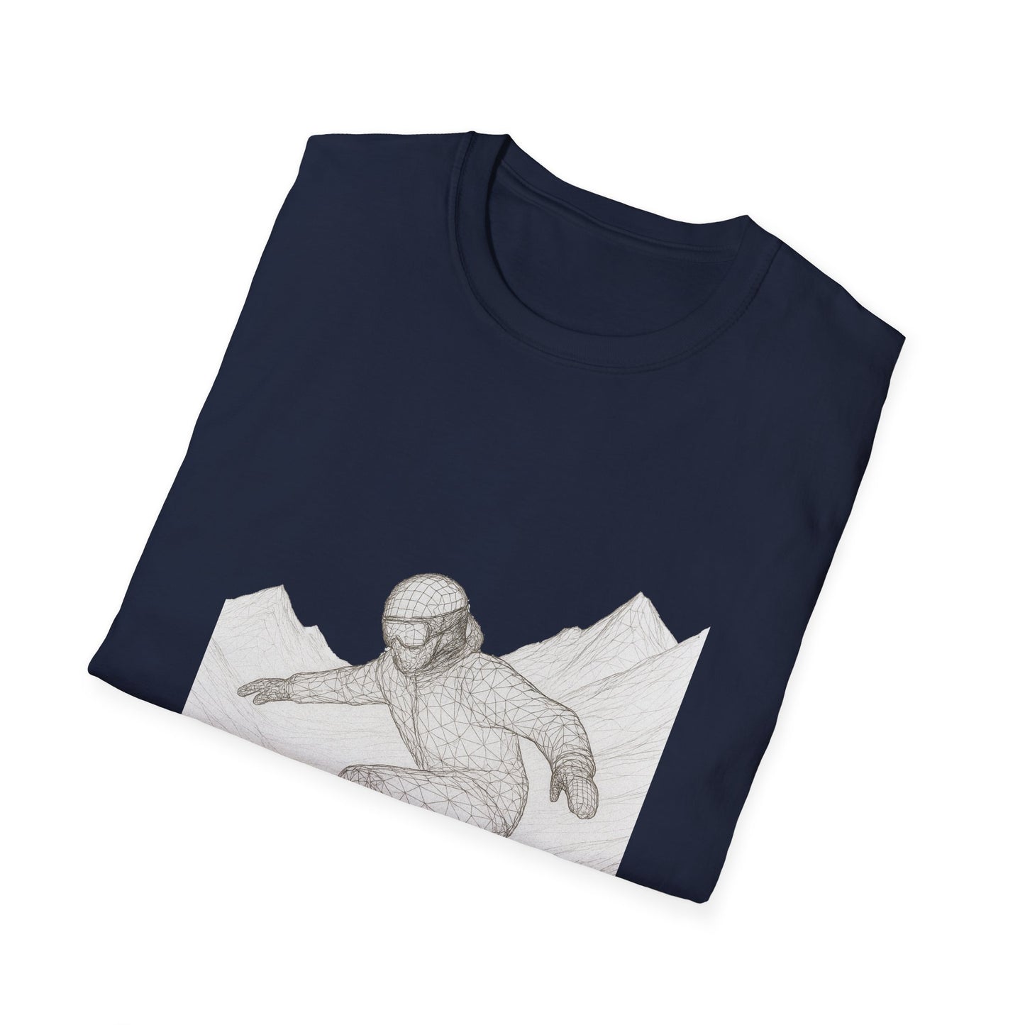 Snowboarder Graphic Tee, Cool T-Shirt, Unisex Casual Wear, Winter Sports Shirt