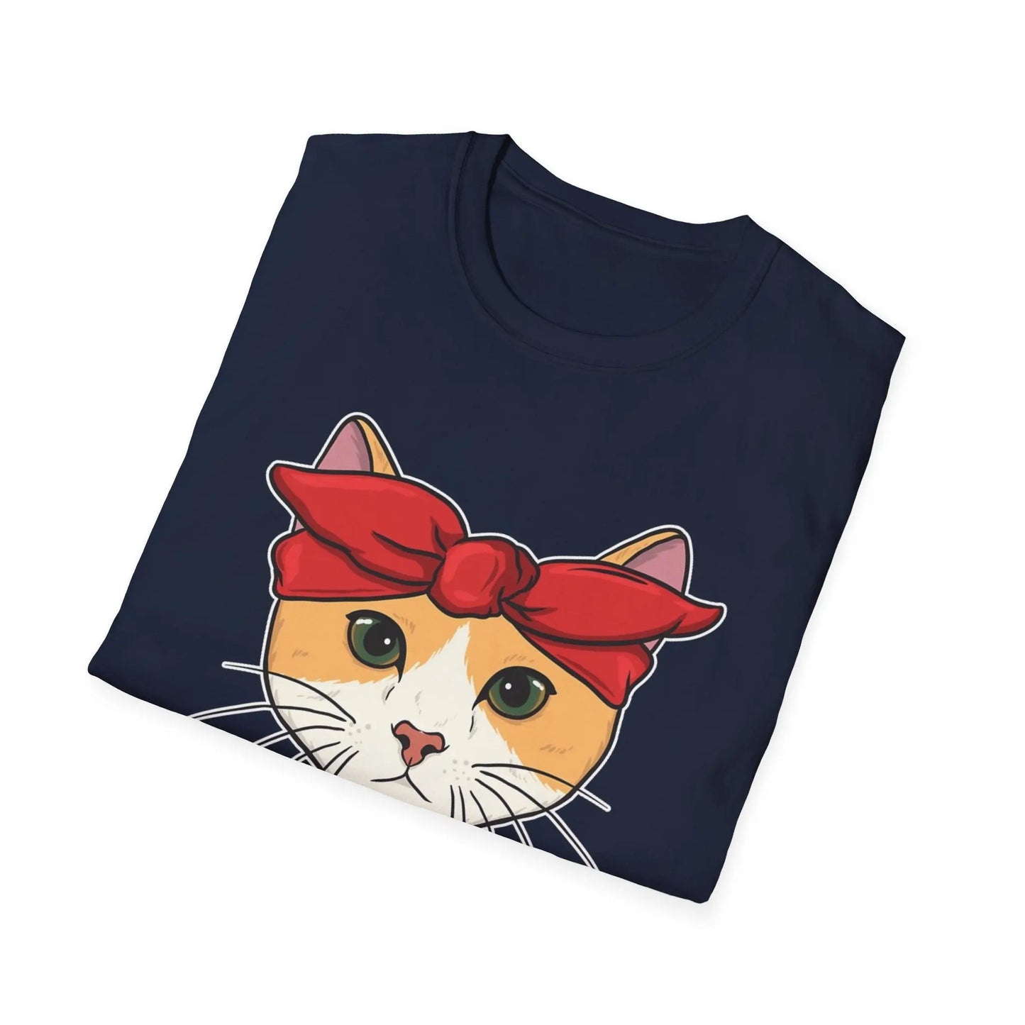Cat Power Unisex T-Shirt, Strong Women Empowerment Tee, We Can Do It Motivational Shirt, Cute Kitty Graphic Top, Feminist Apparel Printify