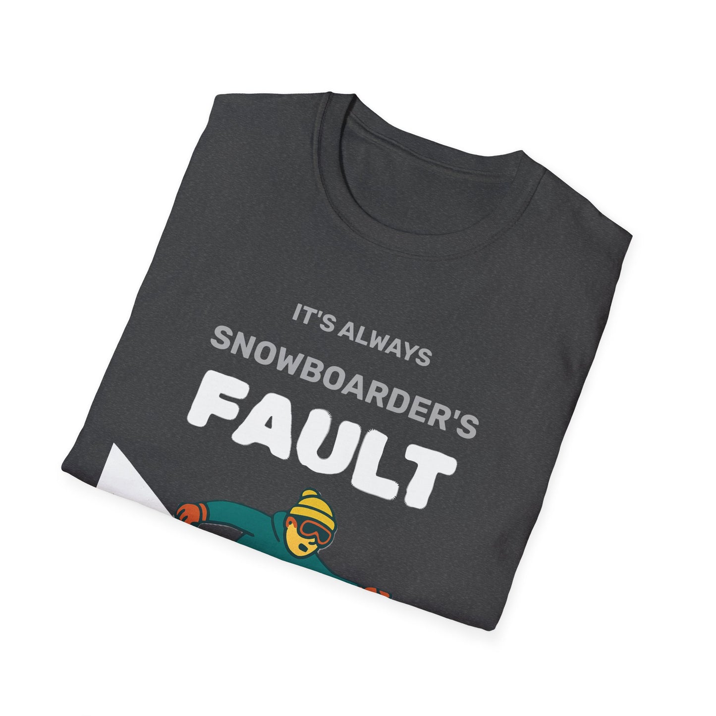 Men's Snowboarder T-Shirt - Casual Tee, Winter Sports Shirt, Funny Gift, Skiing Apparel, Outdoor Activity Printify