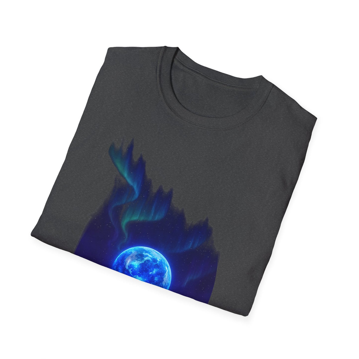 Mystical Ether Unisex Softstyle T-Shirt, Graphic Tee, Night Sky Shirt, Gift for Astronomy Lovers, Casual Wear, Fantasy Apparel Printify