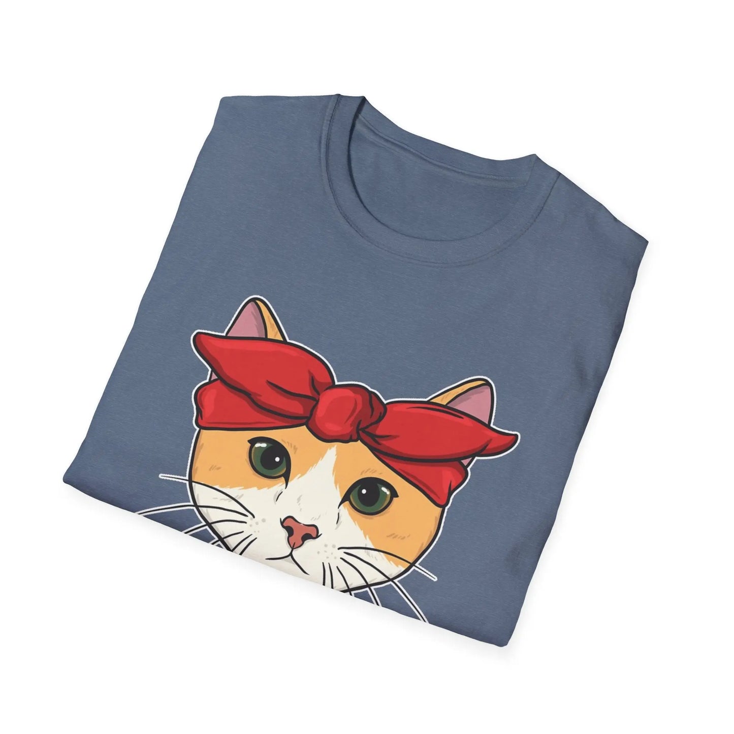 Cat Power Unisex T-Shirt, Strong Women Empowerment Tee, We Can Do It Motivational Shirt, Cute Kitty Graphic Top, Feminist Apparel Printify