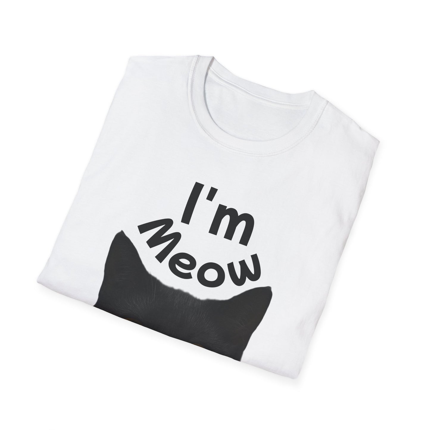 Void Cat T-Shirt - Black Cat - Unisex Softstyle Tee, Cute Cat Lover Gift, Halloween Apparel, Pet Owner Shirt, Funny Cat Design