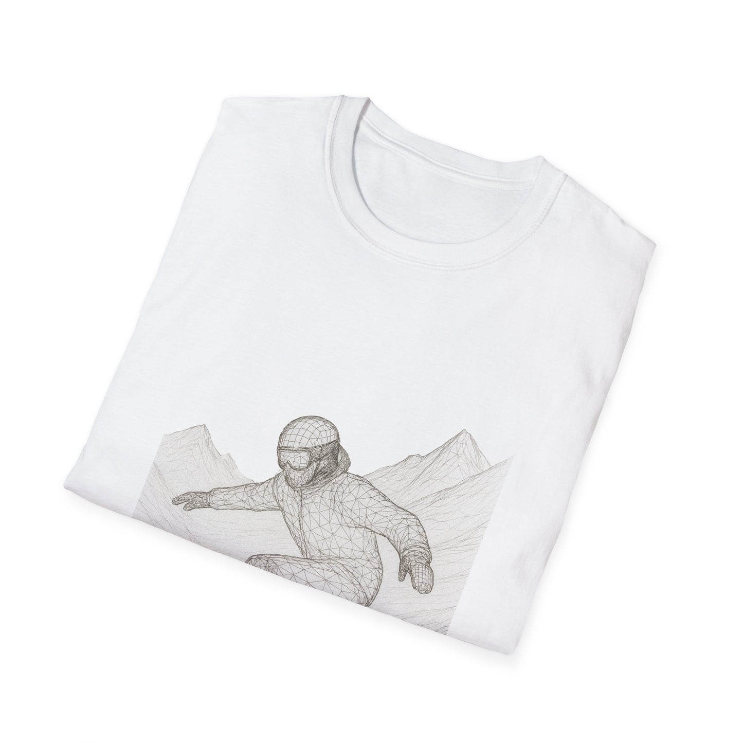 Snowboarder Graphic Tee, Cool T-Shirt, Unisex Casual Wear, Winter Sports Shirt