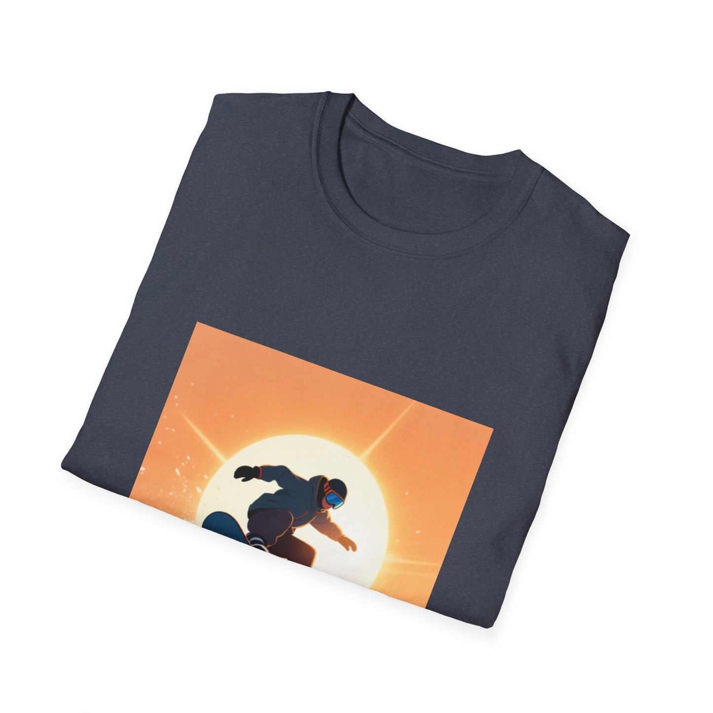 Soaring High Snowboarding Time Unisex T-Shirt Printify