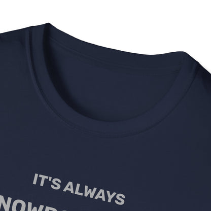 Men's Snowboarder T-Shirt - Casual Tee, Winter Sports Shirt, Funny Gift, Skiing Apparel, Outdoor Activity Printify