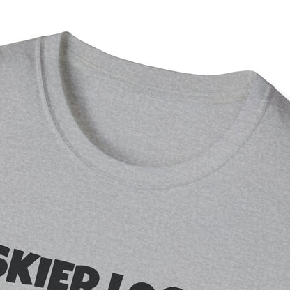 Funny Skier Logic T-Shirt, Humorous Christmas Gift, Skiing Apparel, Unisex Tee, Winter Sports Humor