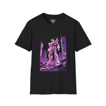 Retro Robot Graphic Tee | Unisex Softstyle T-Shirt, Geek Fashion, Anime Merch, Gift for Him, Her, Casual Wear, Pop Culture Apparel