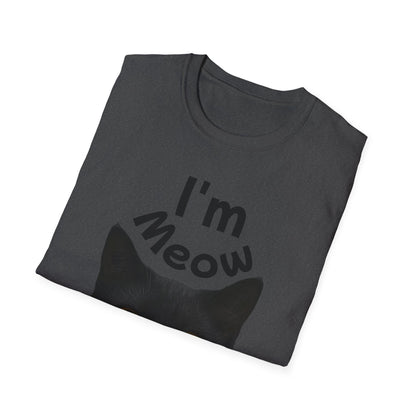 Void Cat T-Shirt - Black Cat - Unisex Softstyle Tee, Cute Cat Lover Gift, Halloween Apparel, Pet Owner Shirt, Funny Cat Design
