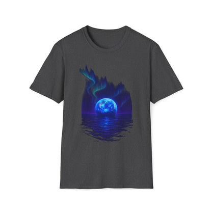 Mystical Ether Unisex Softstyle T-Shirt, Graphic Tee, Night Sky Shirt, Gift for Astronomy Lovers, Casual Wear, Fantasy Apparel Printify