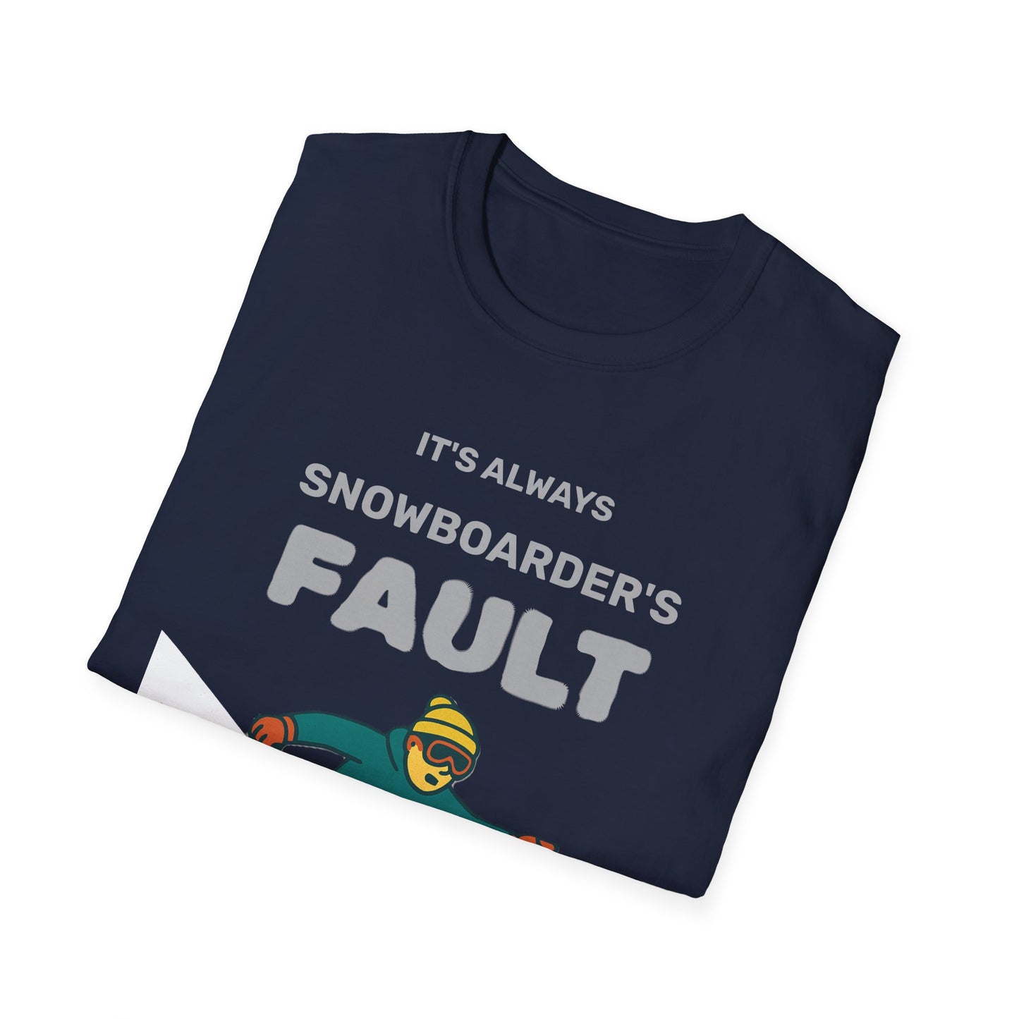 Men's Snowboarder T-Shirt - Casual Tee, Winter Sports Shirt, Funny Gift, Skiing Apparel, Outdoor Activity Printify