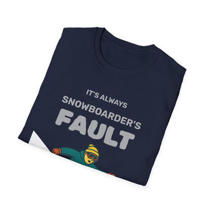 Men's Snowboarder T-Shirt - Casual Tee, Winter Sports Shirt, Funny Gift, Skiing Apparel, Outdoor Activity Printify