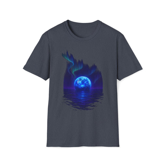 Mystical Ether Unisex Softstyle T-Shirt, Graphic Tee, Night Sky Shirt, Gift for Astronomy Lovers, Casual Wear, Fantasy Apparel Printify