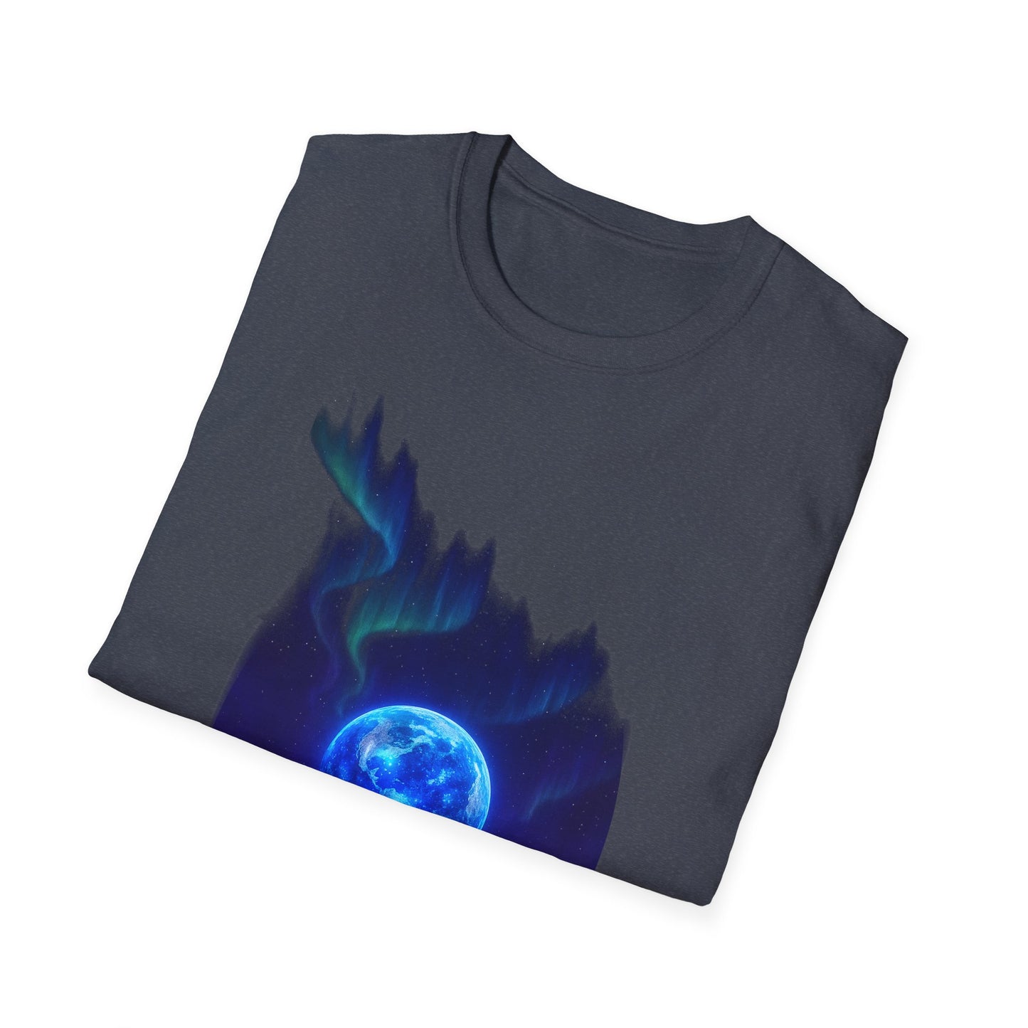 Mystical Ether Unisex Softstyle T-Shirt, Graphic Tee, Night Sky Shirt, Gift for Astronomy Lovers, Casual Wear, Fantasy Apparel Printify