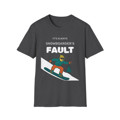 Men's Snowboarder T-Shirt - Casual Tee, Winter Sports Shirt, Funny Gift, Skiing Apparel, Outdoor Activity Printify