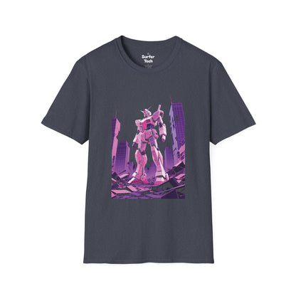Retro Robot Graphic Tee | Unisex Softstyle T-Shirt, Geek Fashion, Anime Merch, Gift for Him, Her, Casual Wear, Pop Culture Apparel