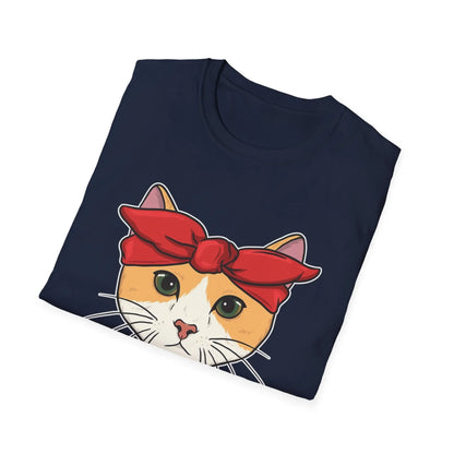 Cat Power Unisex T-Shirt, Strong Women Empowerment Tee, We Can Do It Motivational Shirt, Cute Kitty Graphic Top, Feminist Apparel Printify