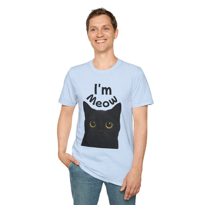 Void Cat T-Shirt - Black Cat - Unisex Softstyle Tee, Cute Cat Lover Gift, Halloween Apparel, Pet Owner Shirt, Funny Cat Design