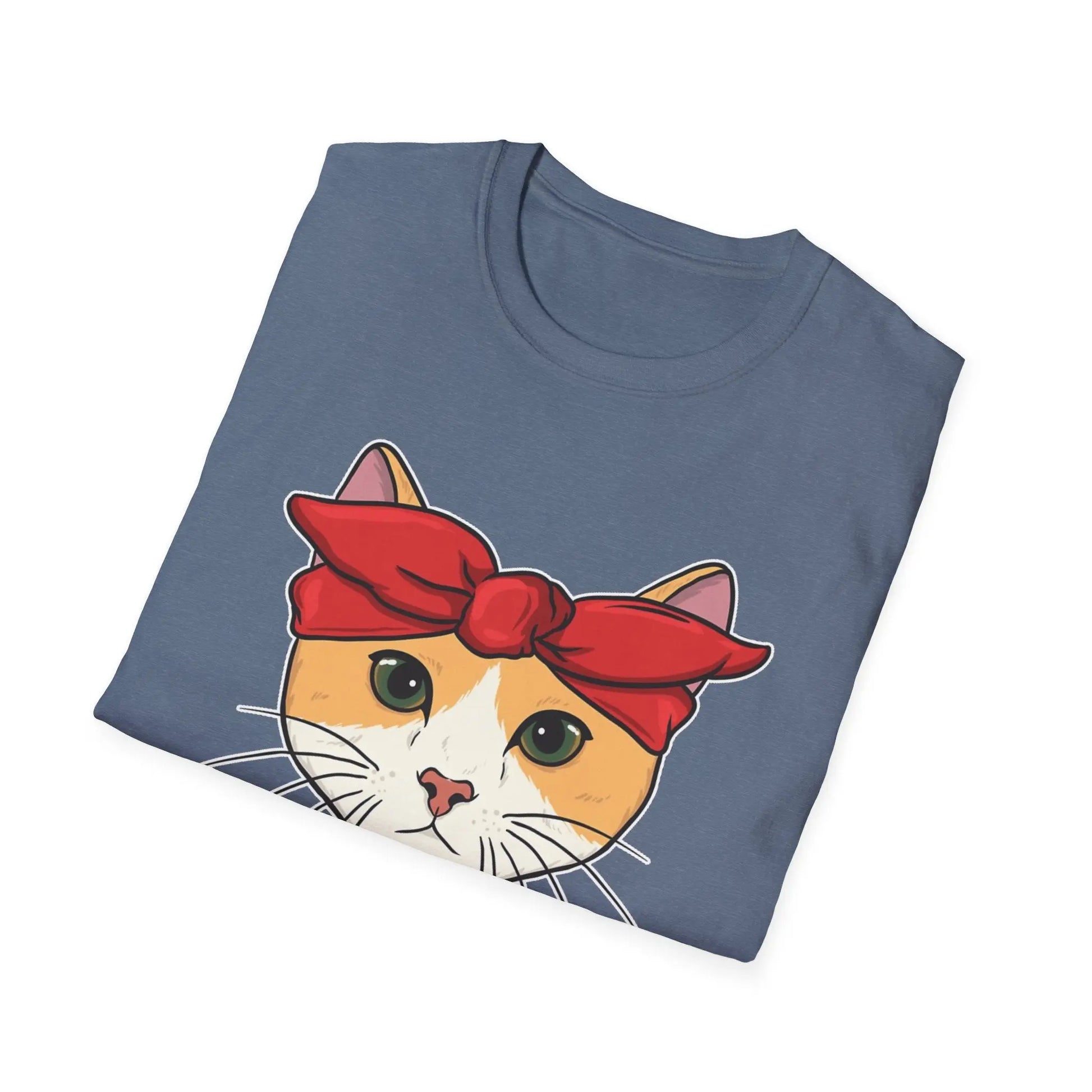 Cat Power Unisex T-Shirt, Strong Women Empowerment Tee, We Can Do It Motivational Shirt, Cute Kitty Graphic Top, Feminist Apparel Printify