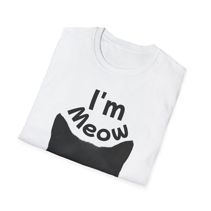 Void Cat T-Shirt - Black Cat - Unisex Softstyle Tee, Cute Cat Lover Gift, Halloween Apparel, Pet Owner Shirt, Funny Cat Design