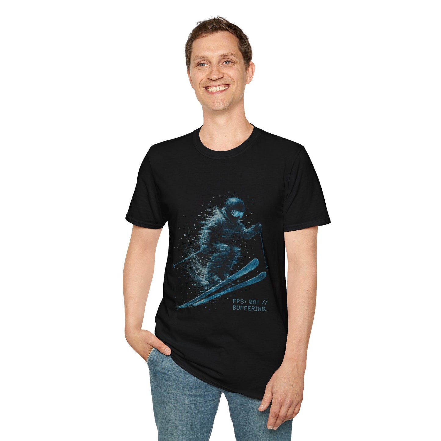 Buffering Adventure Unisex Softstyle T-Shirt Printify